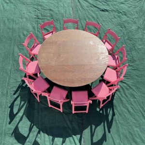 Pink Garden Chairs
